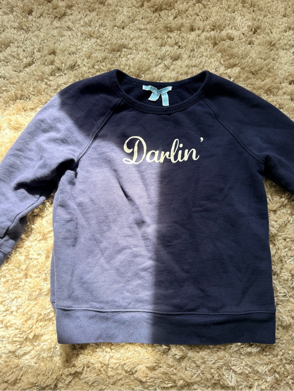 Draper james  Navy Crewneck Sweatshirt
